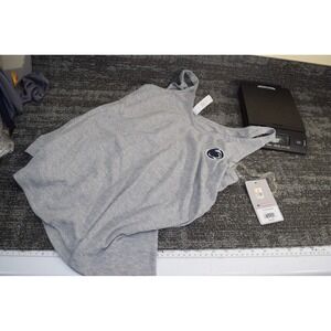 Penn State Nittany Lions Tank Top Lightweight Ribbed Thermal Shirt WOMENS S Gray